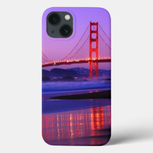 iPhone 13 Case Golden gate bridge sur la plage de Baker au
