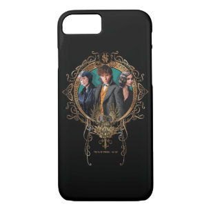 Case-Mate iPhone Case Golden Newt, Tina et Leta Art Déco Portrait
