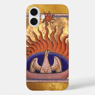 Coques iPhone 16 Plus Golden Phoenix Firebird Monter