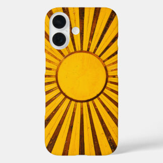 Coques iPhone 16 Golden Sunburst