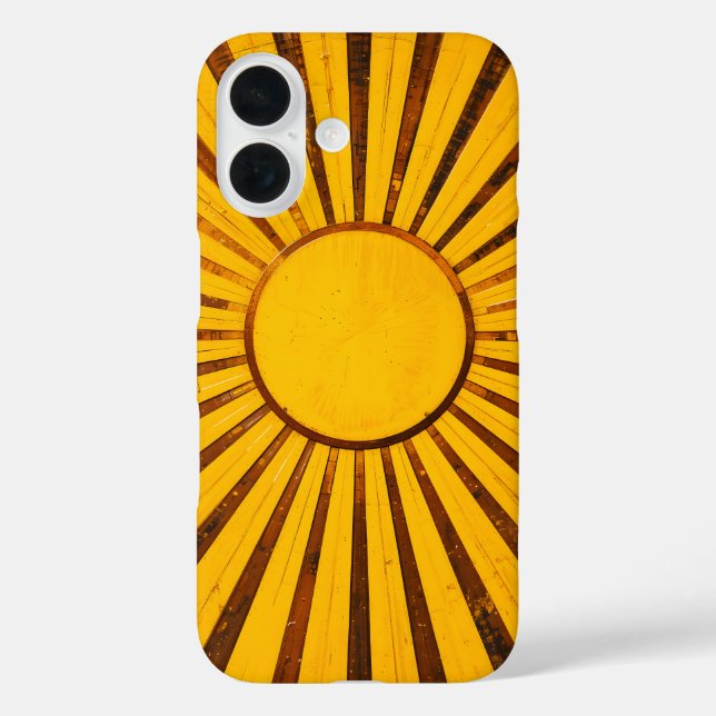 Coques Case-Mate iPhone Golden Sunburst (Verso)