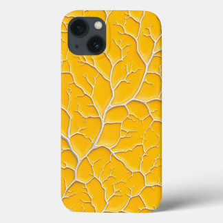 Case-Mate iPhone Case Golden Yellow iPhone Case Vein Design Bold