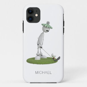 Case-Mate iPhone Case Golf Cartoon Teoff Nom personnalisé Golf