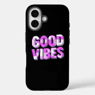 Coques iPhone 16 GOOD VIBES - Personnalisé
