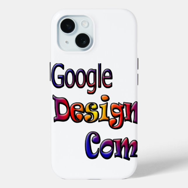 Coques Case-Mate iPhone Google Design (Verso)
