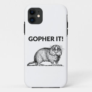 Case-Mate iPhone Case Gopher It Funky Gopher Pun