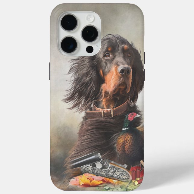Coques Case-Mate iPhone Gordon Setters, Passion pour les oiseaux, Art (Verso)