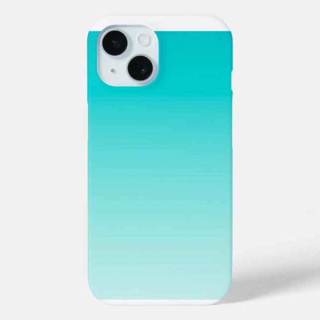 Coques Case-Mate iPhone gradient aqueux turquoise (Verso)