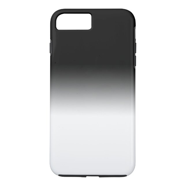Coques Case-Mate iPhone Gradient FRAIS chic noir et blanc (Dos)