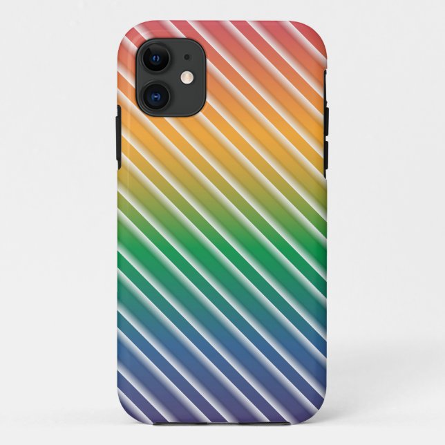 Coques Case-Mate iPhone Gradient - Fruit Arc-en-ciel (Dos)
