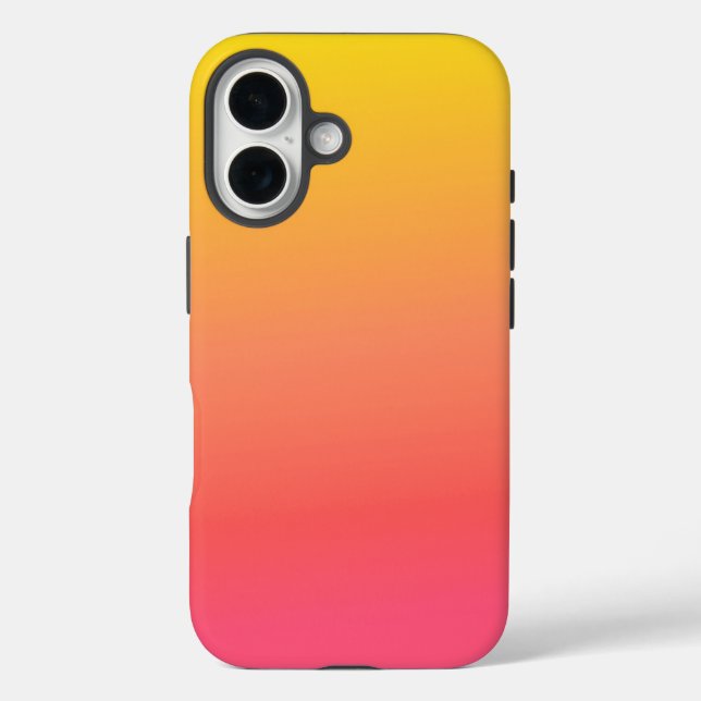 Coques Case-Mate iPhone Gradient jaune et rose (Verso)
