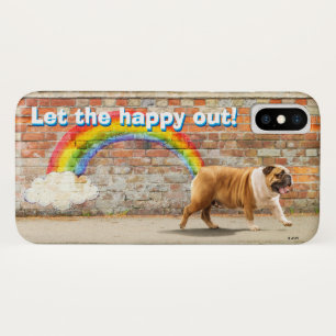 Case-Mate iPhone Case Graffiti de chien et d'arc-en-ciel