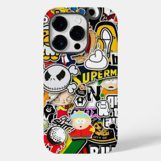 Coque Pour iPhone 14 Pro Graffiti de dessin animé