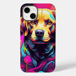 Coque Pour iPhone 14 Graffiti Labrador Retrivers