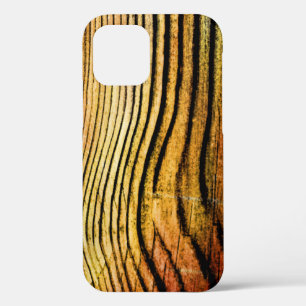 Case-Mate iPhone Case Grain de bois de Grunge orange