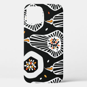 Case-Mate iPhone Case Graines Citrouilles stylisées : Conception transpa