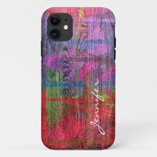 Etui iPhone Case-Mate Grains de bois colorés Texture