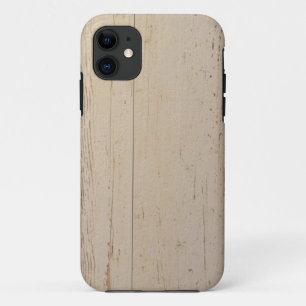 Coque Case-Mate Pour iPhone Grains de bois texturés blancs blanchis