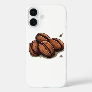 Coques iPhone 16 grains de café