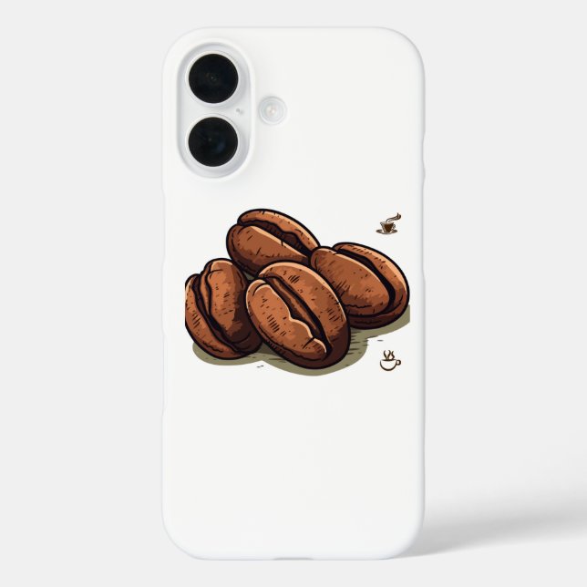 Coques Case-Mate iPhone grains de café (Verso)