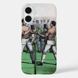 Coques iPhone 16 Grand combat pour le championnat, boxe vintage