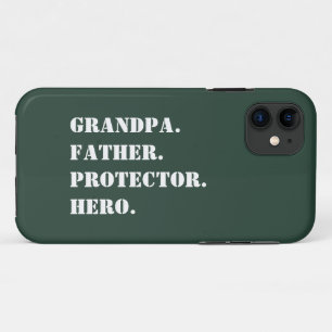 Case-Mate iPhone Case Grand-père Protecteur héros Héros Texte Fête des p