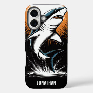 Coques iPhone 16 Grand requin blanc