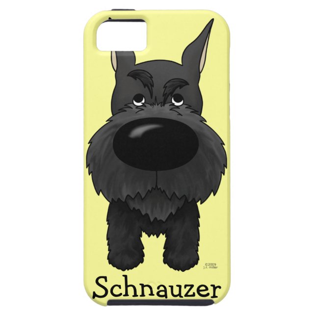 Coques Case-Mate iPhone Grand Schnauzer de nez (Dos)