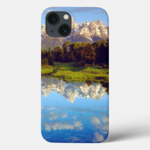iPhone 13 Case Grand Tétons se reflétant dans la rivière Snake