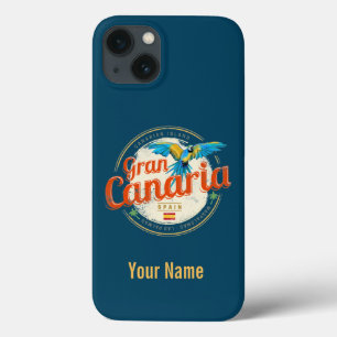 Case-Mate iPhone Case Grande Canarie Parrot Canaries Espagne Vintage