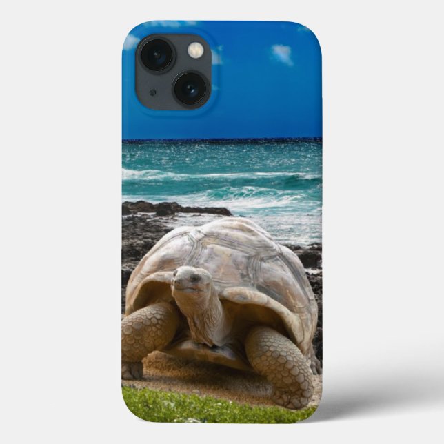 Coques Case-Mate iPhone Grande tortue au bord de mer (Verso)