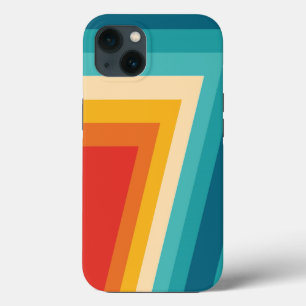 Case-Mate iPhone Case Grandes bandes colorées rétro - les années 70 80