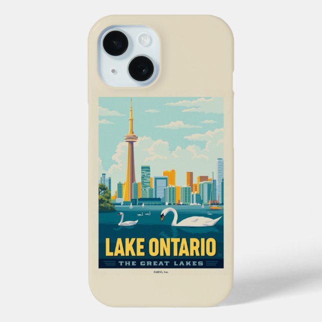 Coques Case-Mate iPhone Grands Lacs | Lac Ontario (Verso)