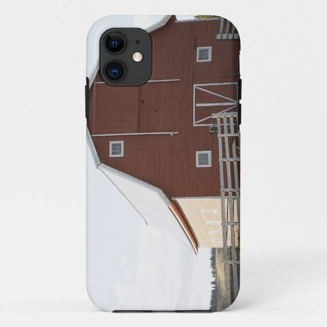 Coques Case-Mate iPhone Grange dans le paysage rural (Dos)