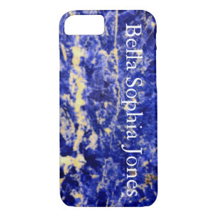 Coques Pour iPhone Granit bleu, marbre bleu, pierre bleue