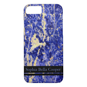 Coques Pour iPhone Granit bleu, marbre bleu, pierre bleue