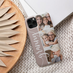 Case-Mate iPhone Case Granny Script Grandma Photo Collage