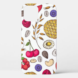 Case-Mate iPhone Case Granola, motif muesli sans soudure. Main des floco