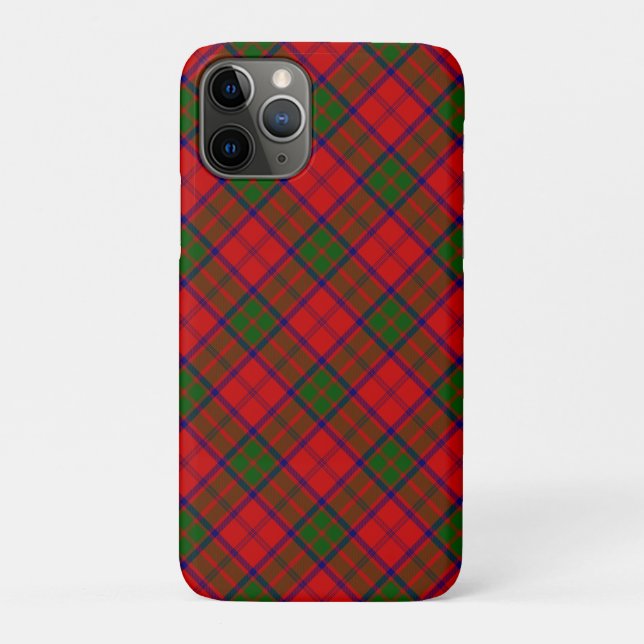 Coques Case-Mate iPhone Grant tartan rouge vert plaid (Dos)