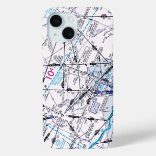 Coque Pour iPhone 15 Graphique aéronautique