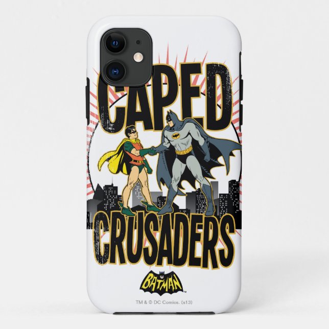 Coques Case-Mate iPhone Graphique Caped Crusaders (Dos)