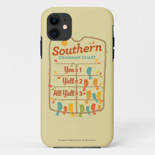 Coque iPhone 11 Graphique de grammaire du sud