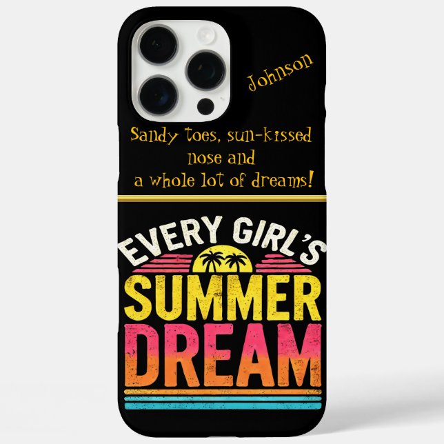 Coques Case-Mate iPhone Graphique des rêves tropicaux (Verso)