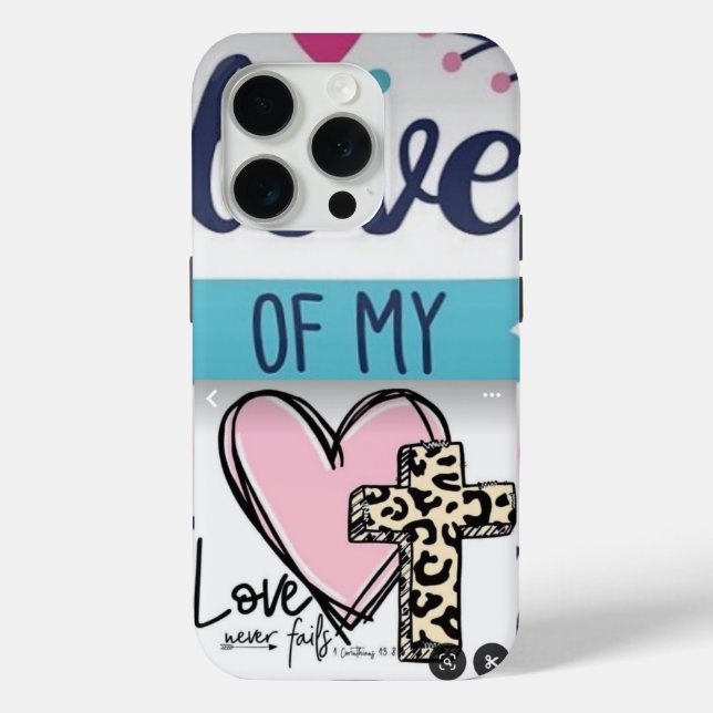 Coques Case-Mate iPhone GRAPHIQUE ROSE ET LA CROIX SAINTE & 💕 IPhone / co (Verso)