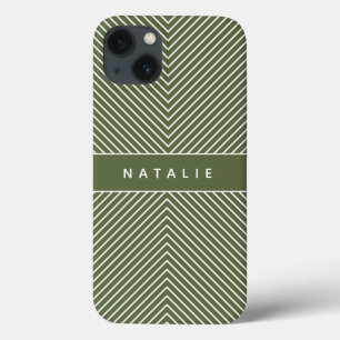 Case-Mate iPhone Case Gras moderne, bande géométrique graphique personna