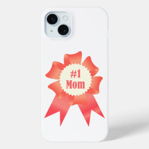 Coque iPhone 15 Mini Gratitude Numéro Une maman lauréat du prix ruban