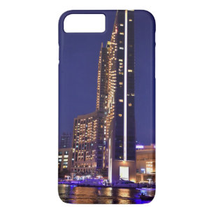 Coque Case-Mate Pour iPhone Gratte-ciel dans la marina de Dubaï la nuit