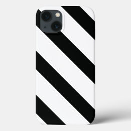 Etui iPhone Case-Mate Gravé (noir et blanc) | Diagonal) Toute taille per