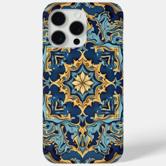 Coque iPhone 15 Pro Max Gravure ​ or et rubis ​