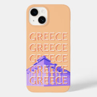 Grèce, Athènes Travel Art, Orange